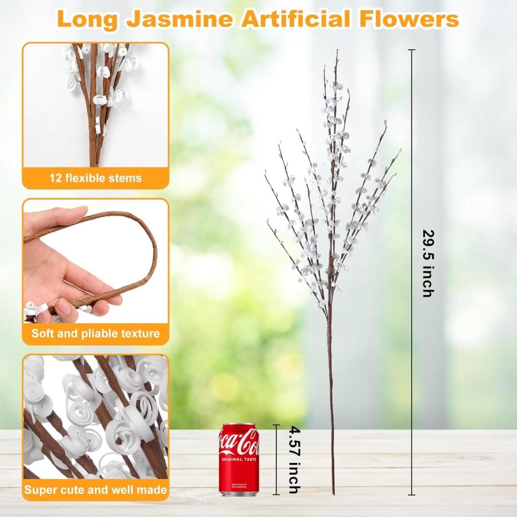 Artificial Jasmine Flower Stems size