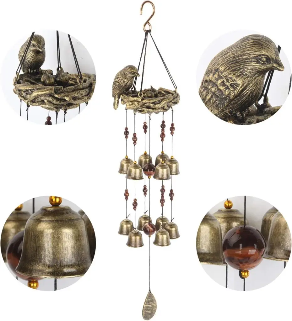 Bird Nest Wind Chimes multi