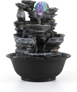 Dyna-Living Tabletop Waterfall Fountain