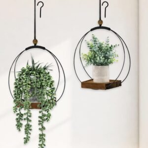 Modern Metal Plant Hangers Mid-Century