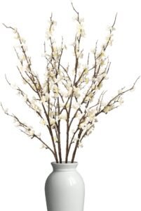 Set of 4 Artificial Cherry Blossom Branches