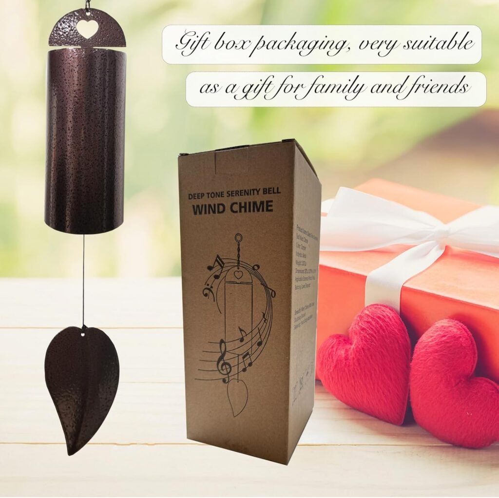 Wind chimes for outside gift box