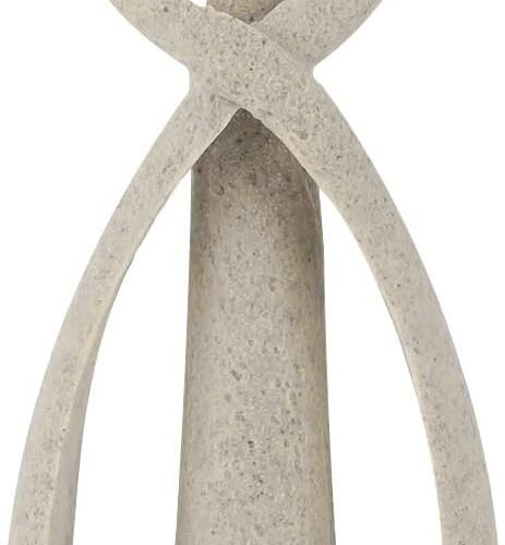 Abstract Kissing Lovers Statue