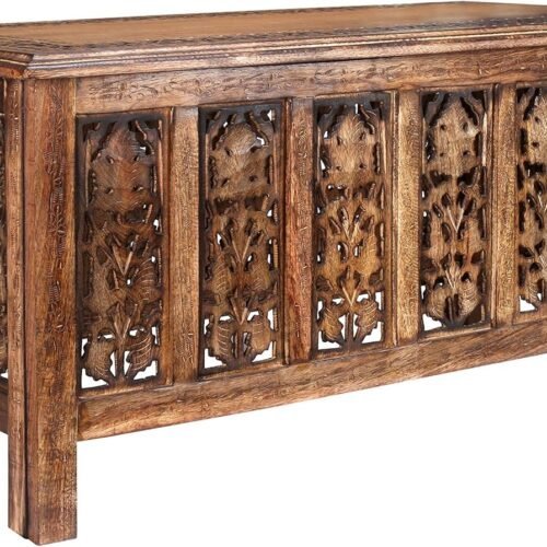 Balinese Style Burnt Wood Coffee Table