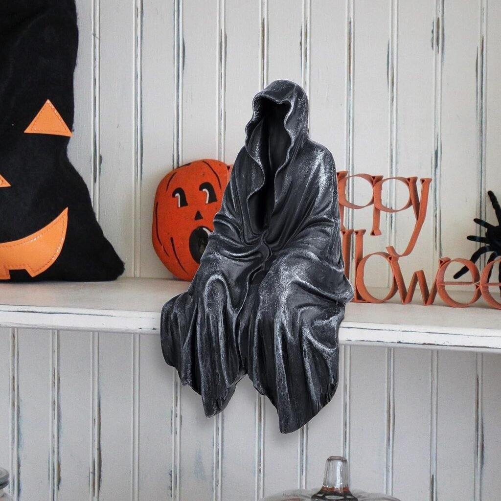 Gothic Resin Sitting Statue