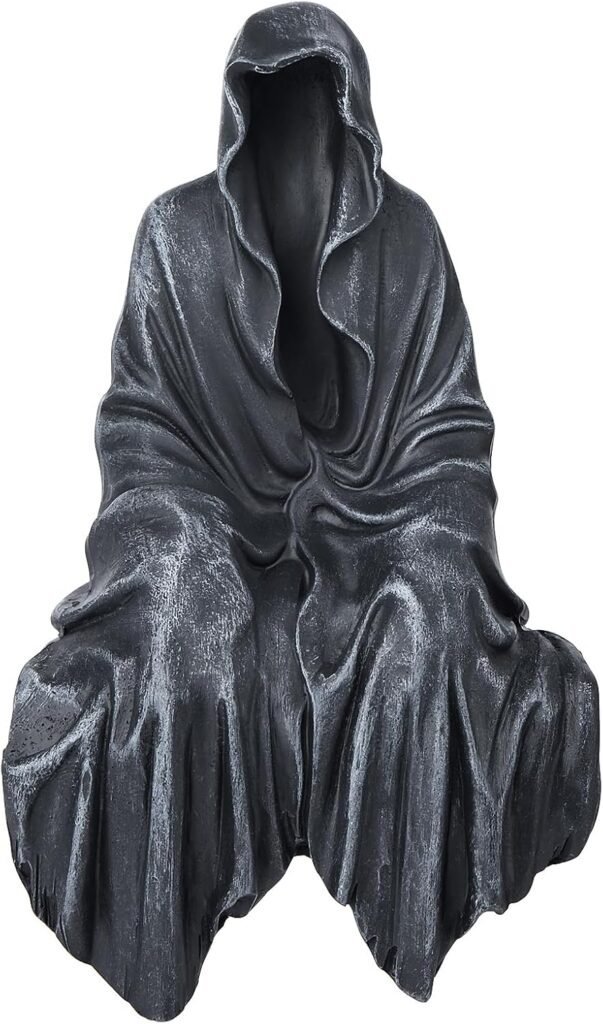 Gothic Resin Sitting Statue