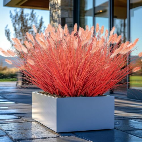 Orange Fake Grass
