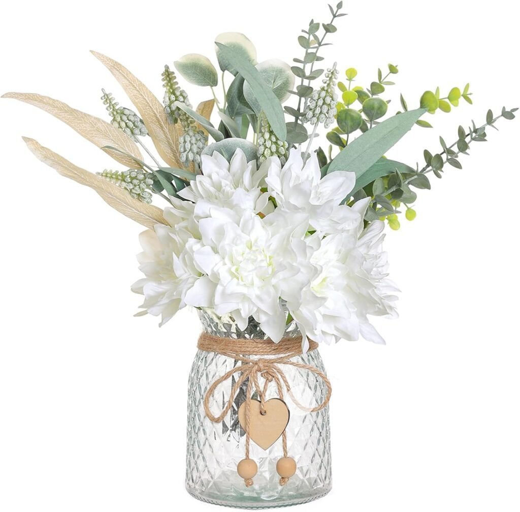 White Faux Flowers