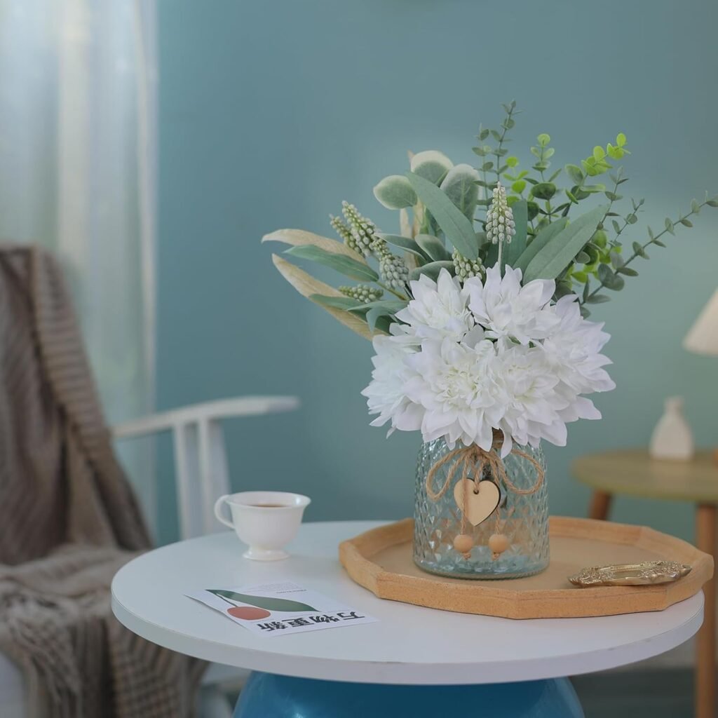White Faux Flowers