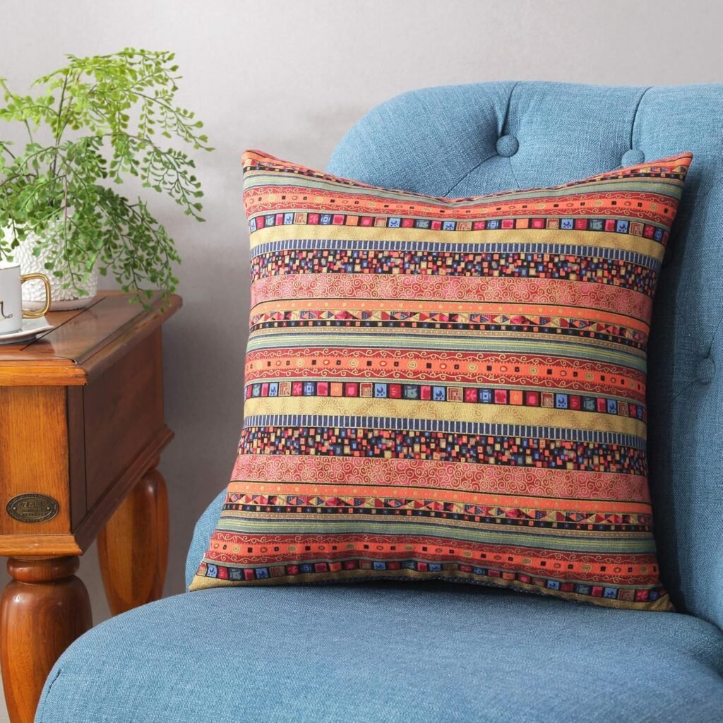 Bohemian throw pillow cover