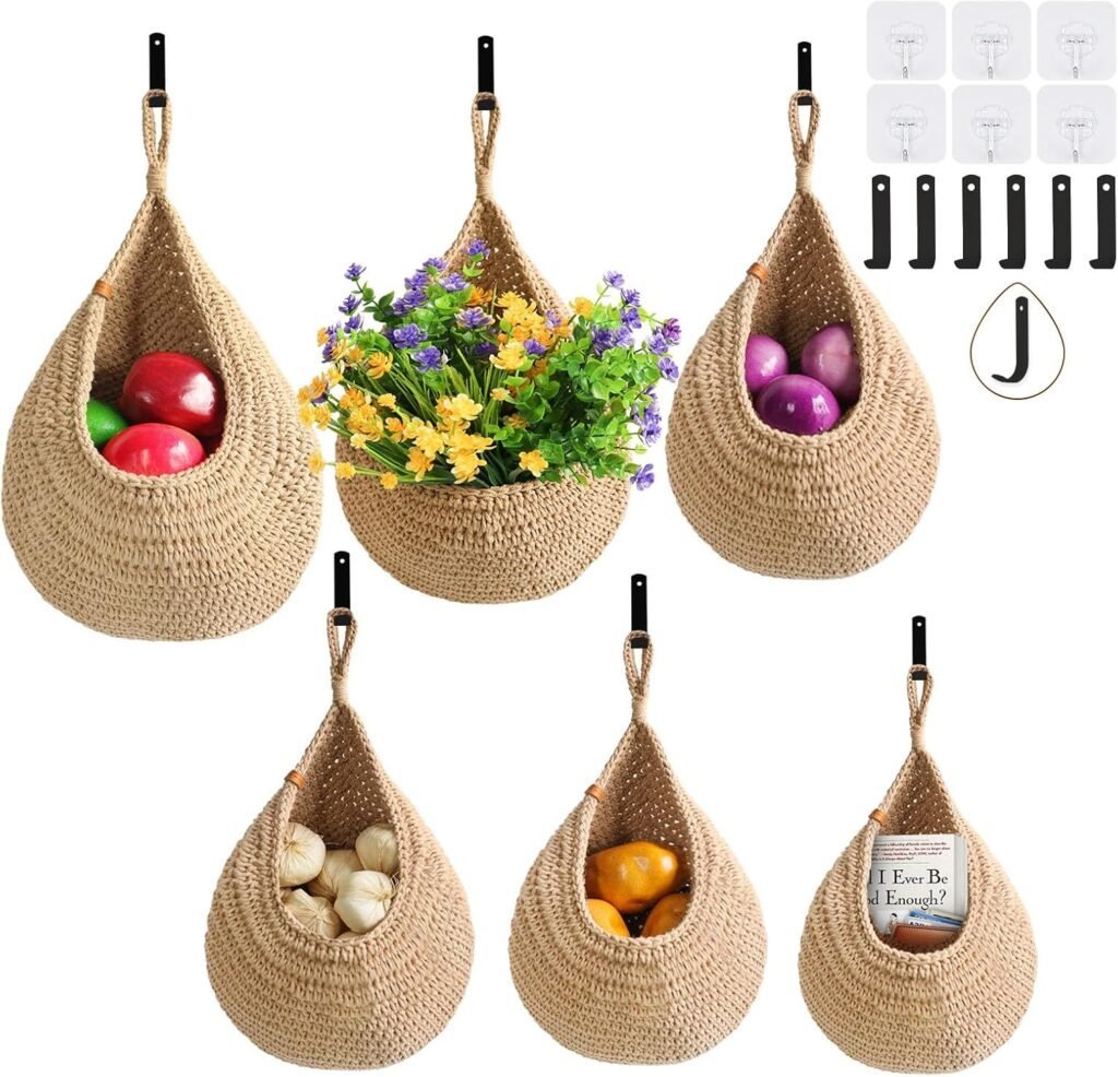 Boho Hanging Fruit Baskets