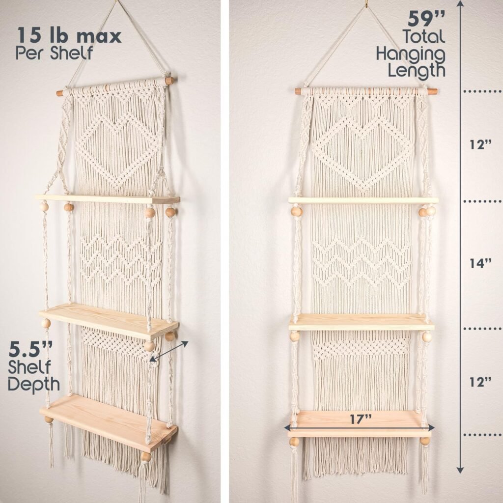 Boho Hanging Shelf