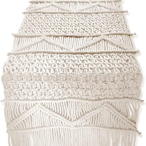 Boho Macrame Table Runner