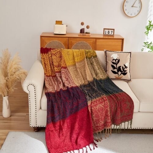 Colorful Boho Throw
