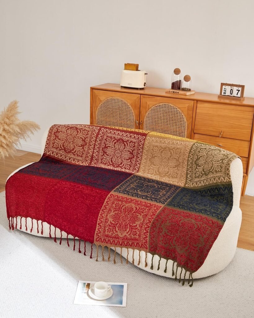 Colorful Boho Throw