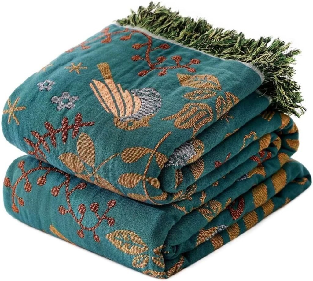 Rustic Boho Throw Blanket
